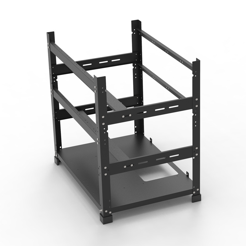 Aangepaste Open Frame GPU-behu - Gpu Mining Rig Frame 8 Gpu recensie en prijs